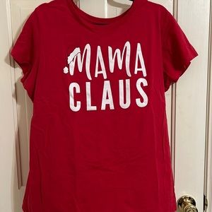 Plus size Xmas tshirt